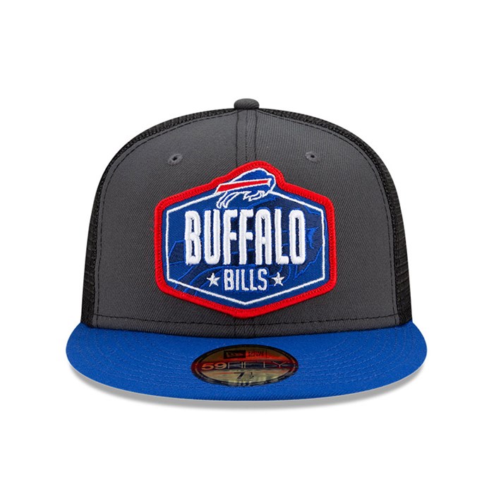 Buffalo Bills NFL Draft 59FIFTY Lippis Harmaat - New Era Lippikset Verkossa FI-079352